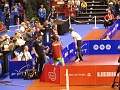 la preparation de Timo Boll et Seey Hyuk Joo